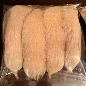 White Fox Fur Tails 8